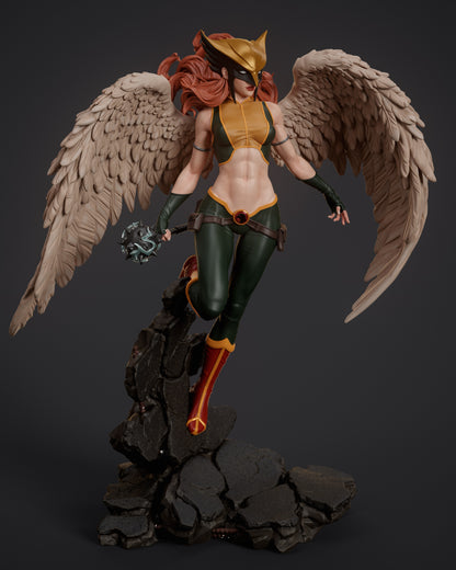 Hawkgirl Statue