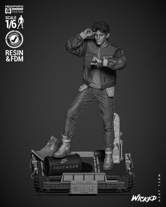 Marty McFly Statue