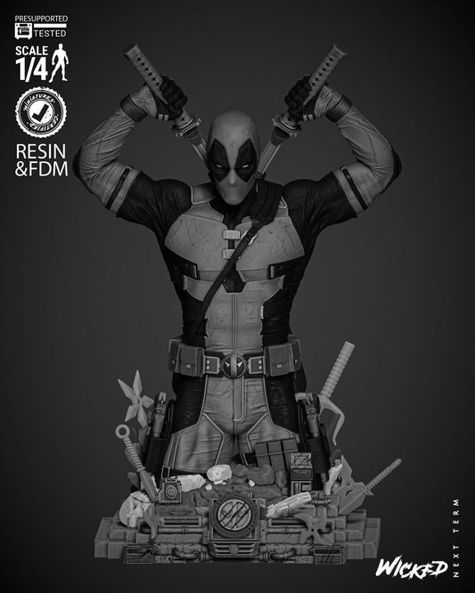 Deadpool 2024 Bust