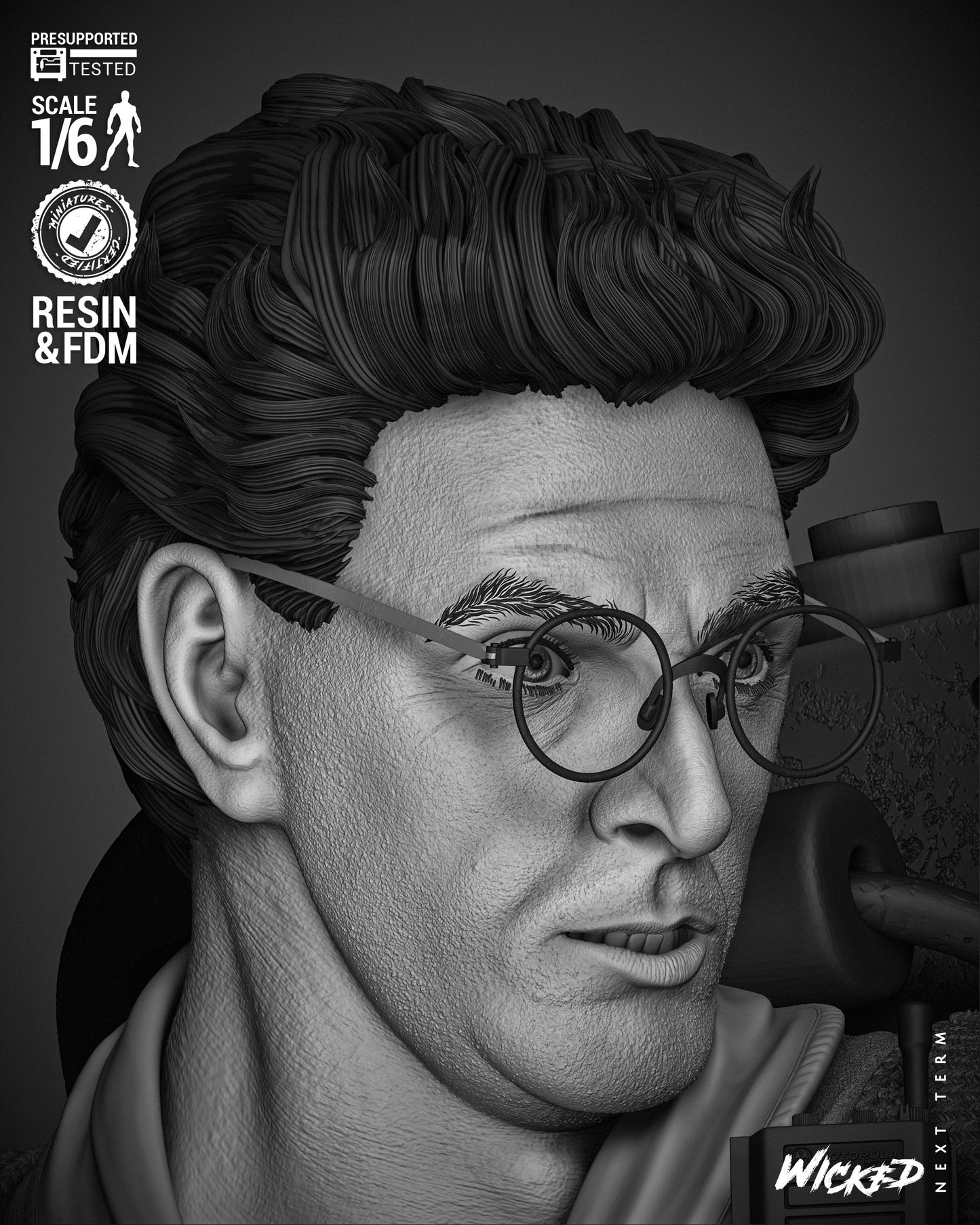 Egon Spengler (Ghostbusters) Statue