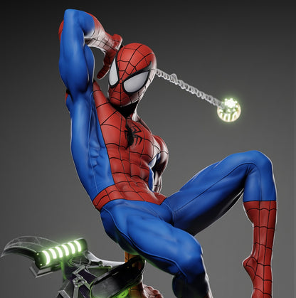 Spiderman Statue