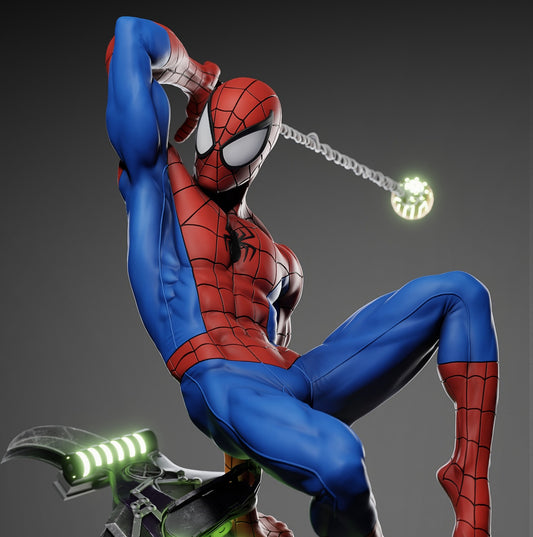 Spiderman Statue