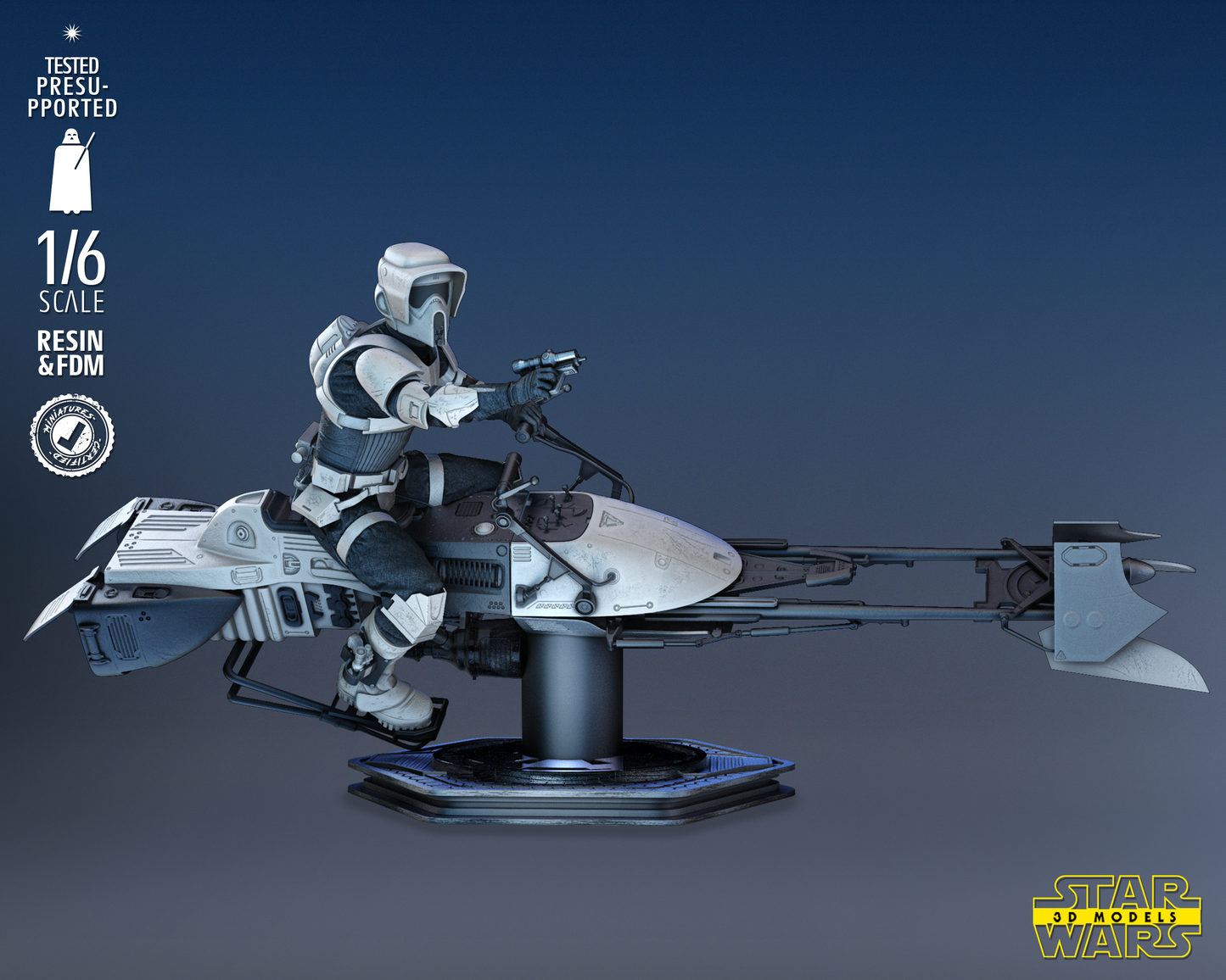 Stormtrooper Explorer Statue