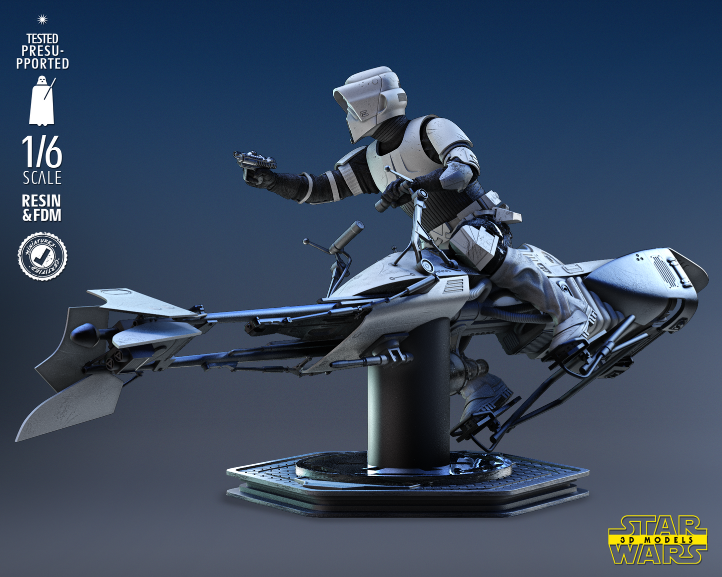 Stormtrooper Explorer Statue