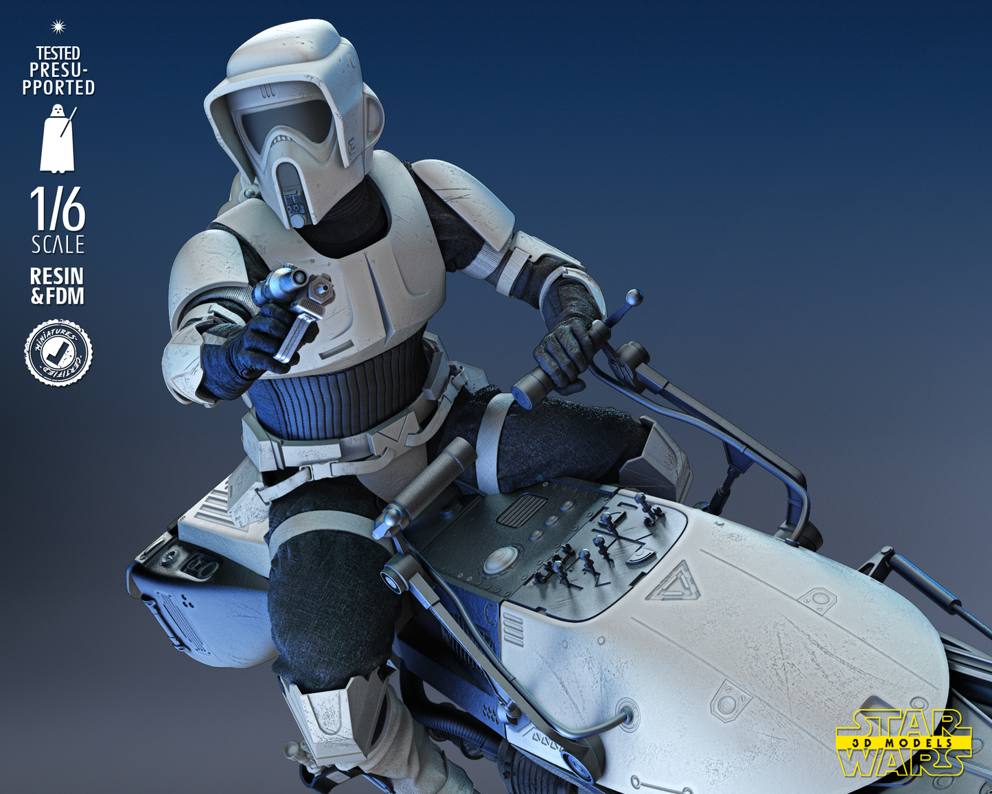 Stormtrooper Explorer Statue