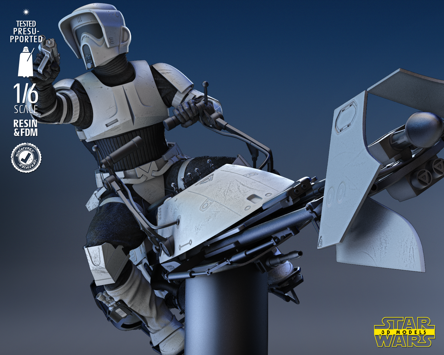 Stormtrooper Explorer Statue