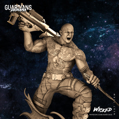 Drax Guardians Of The Galaxy Statue