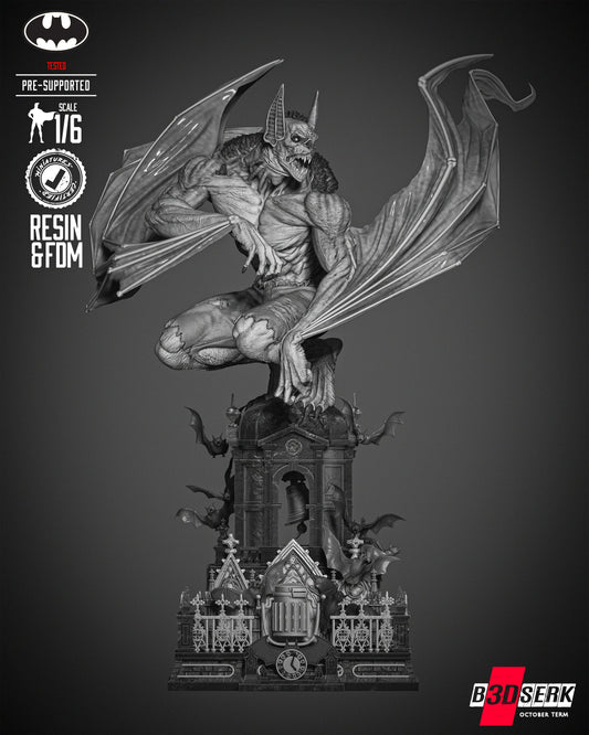 Man Bat Statue