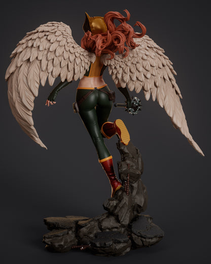 Hawkgirl Statue