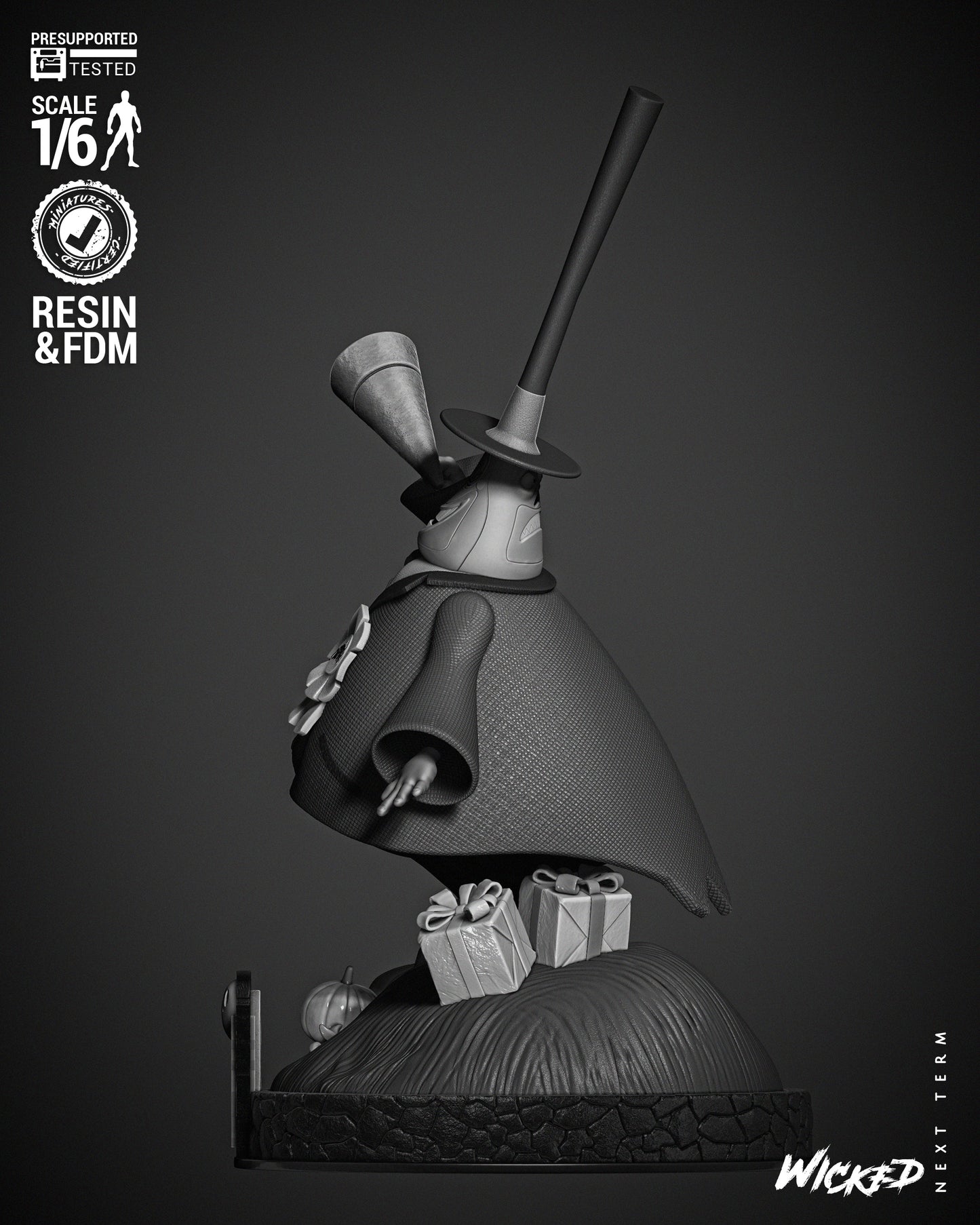 The Mayor (Nightmare Before Christmas) Statue