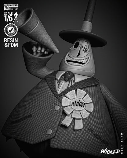 The Mayor (Nightmare Before Christmas) Statue