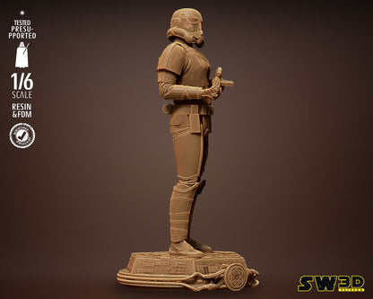 Night Trooper Statue