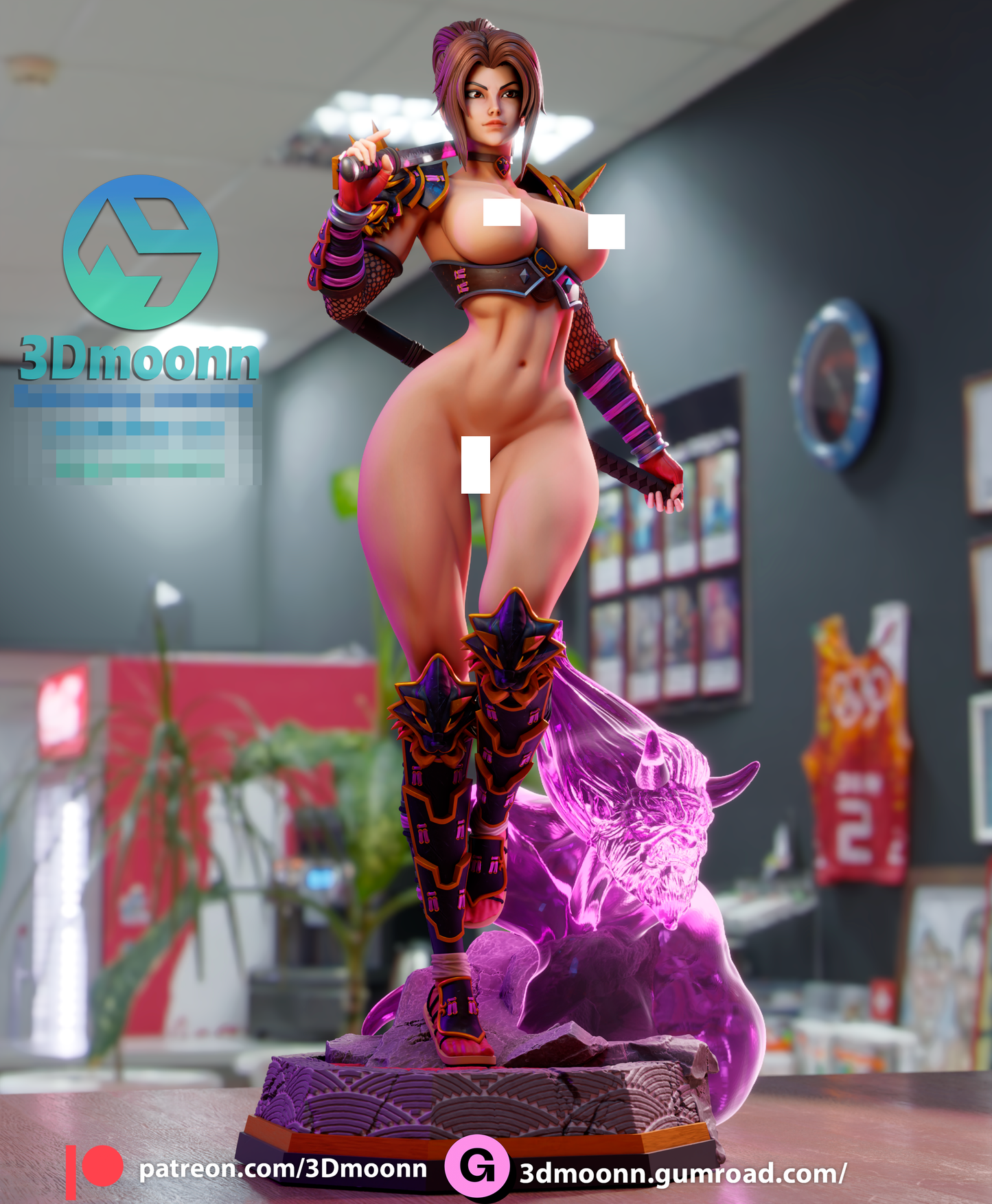 Taki (Soul Calibur) Statue