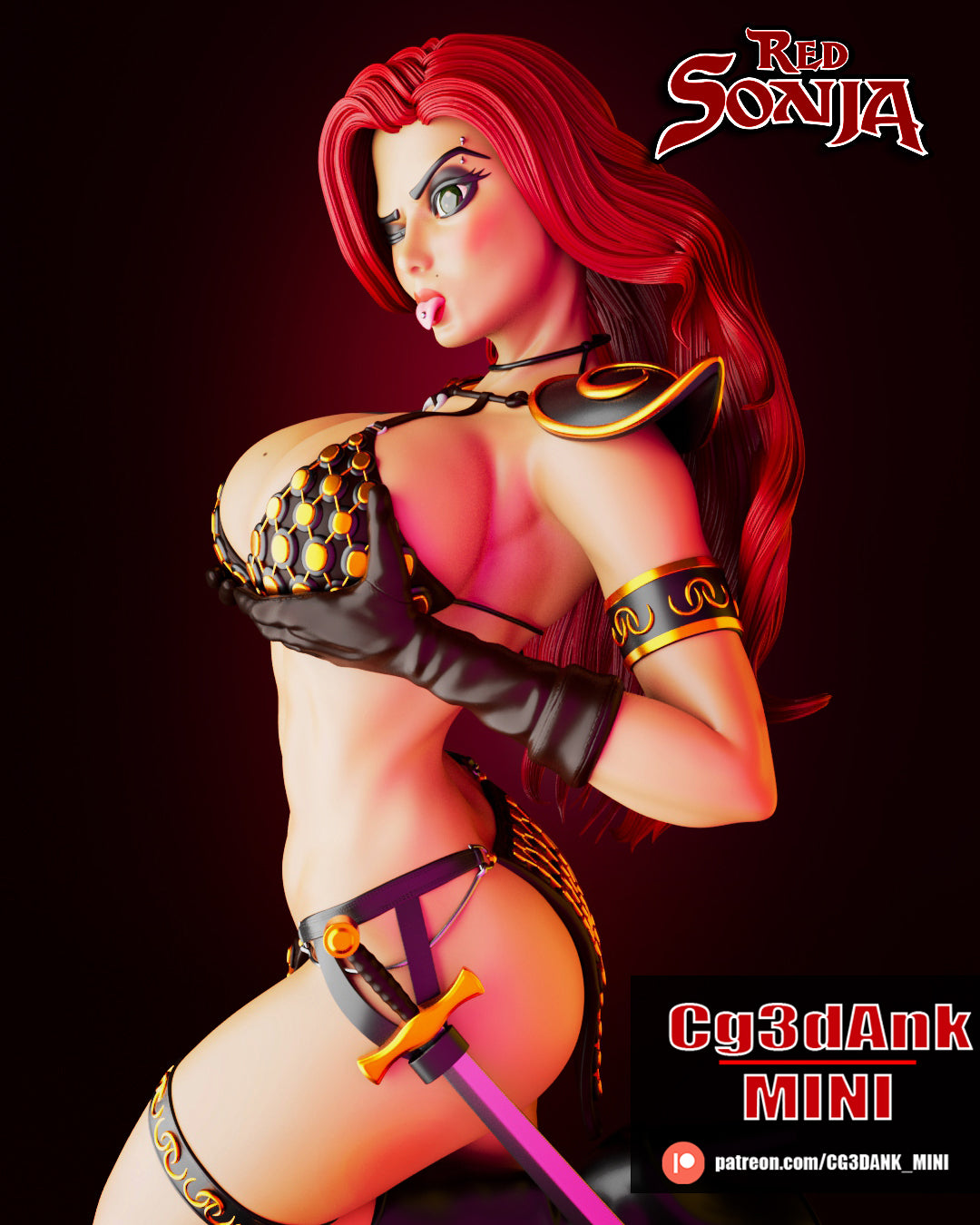 Red Sonja Statue