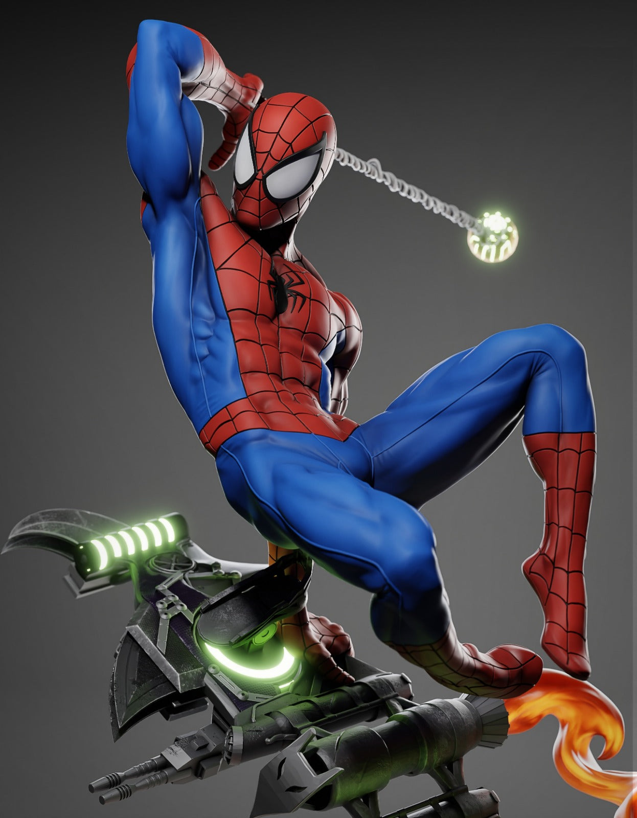 Spiderman Statue