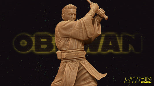 Young Obi Wan Statue