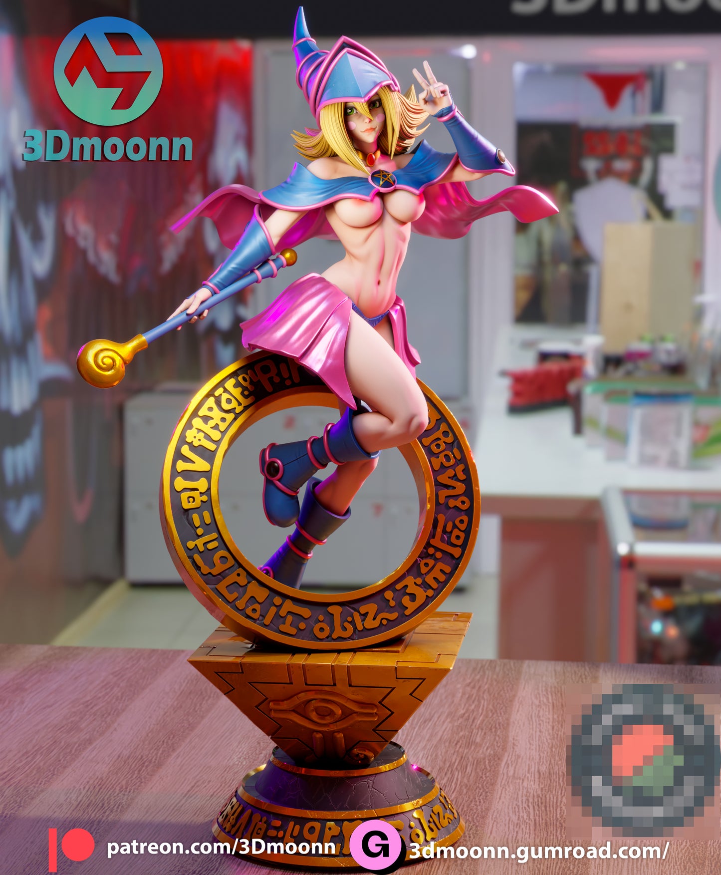 Dark Magician Girl Statue