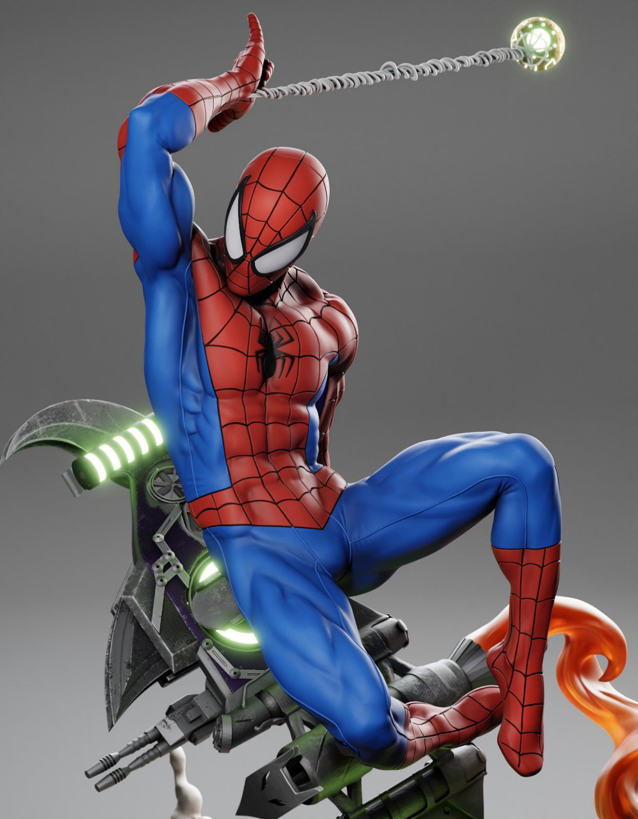 Spiderman Statue