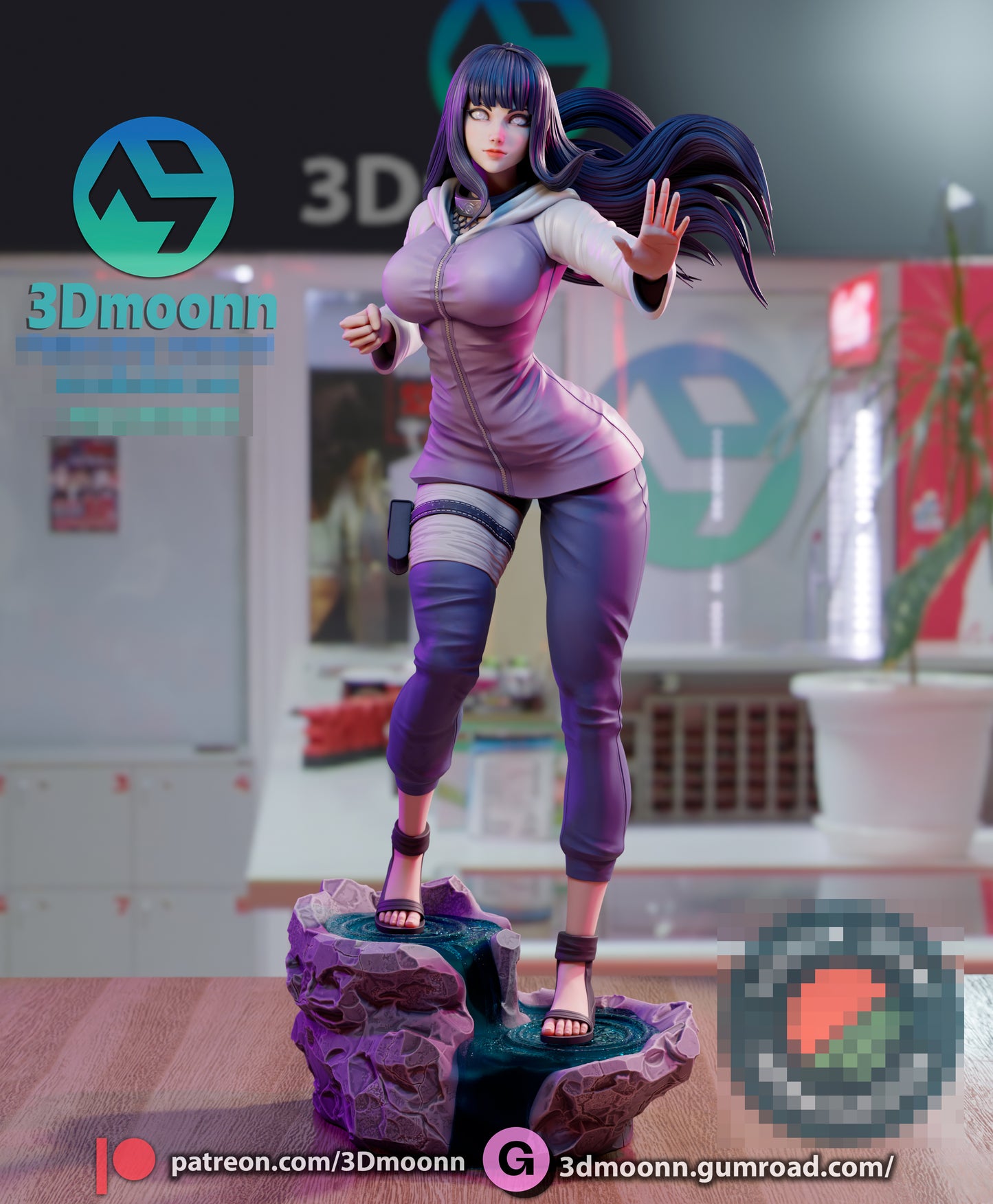 Hinata Hyuga Statue