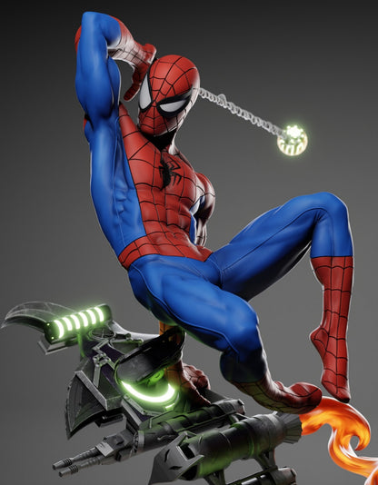 Spiderman Statue