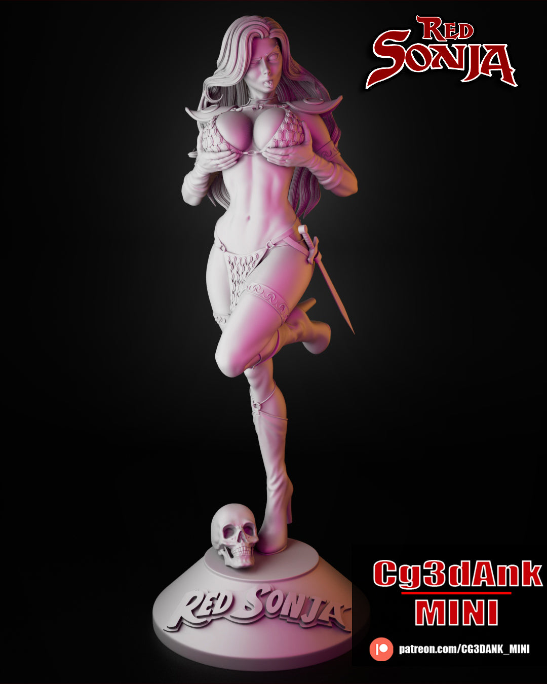 Red Sonja Statue