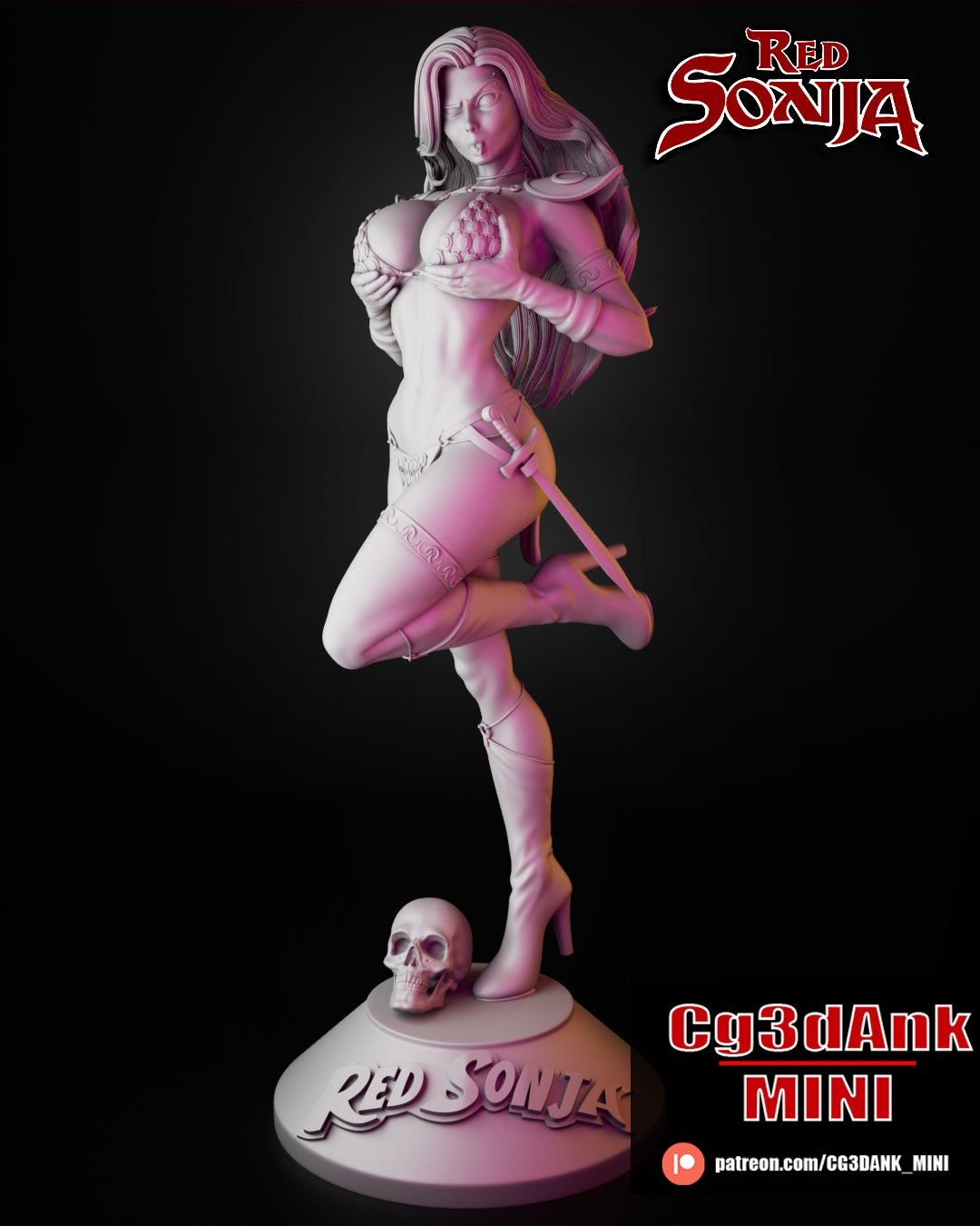 Red Sonja Statue