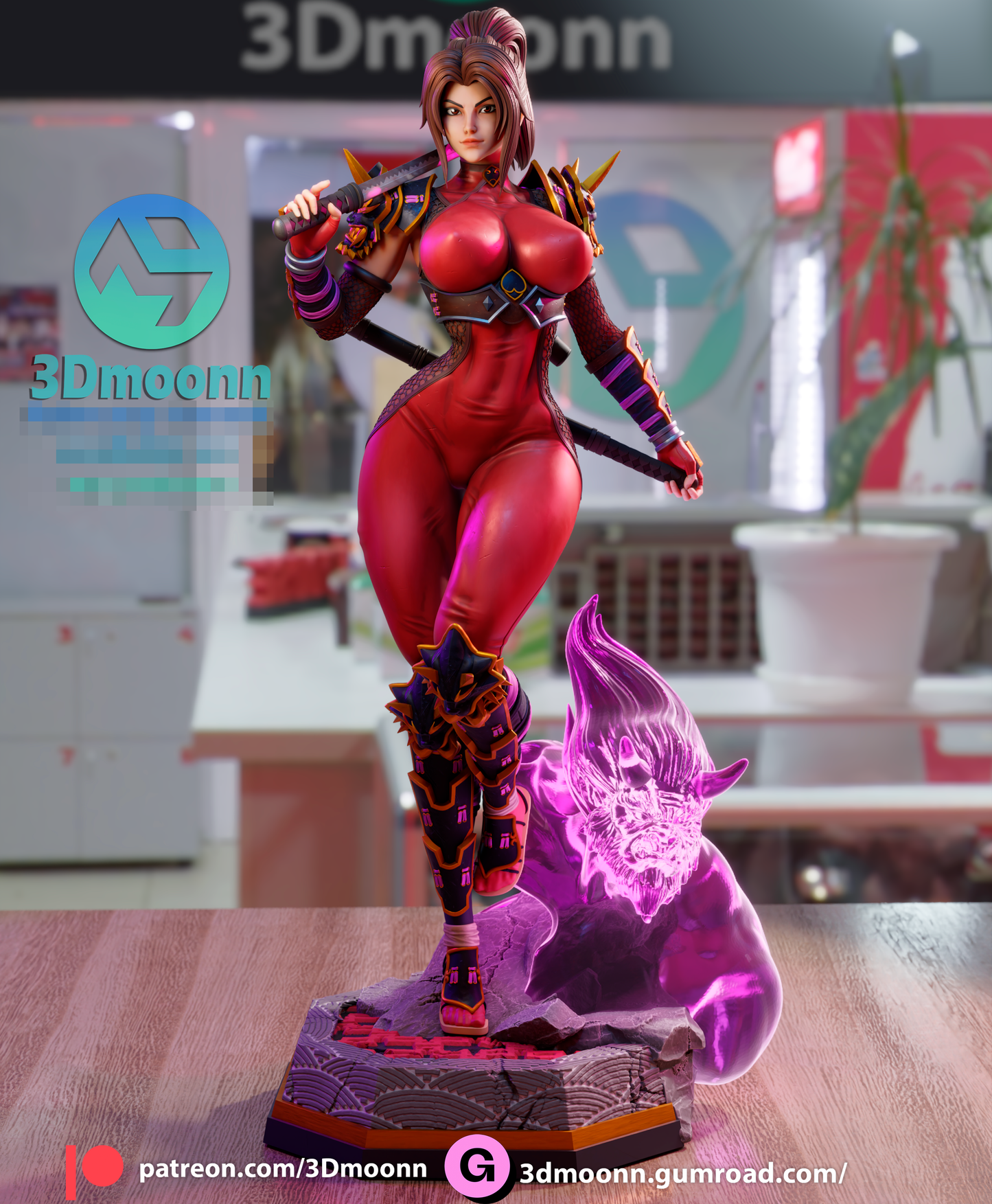 Taki (Soul Calibur) Statue