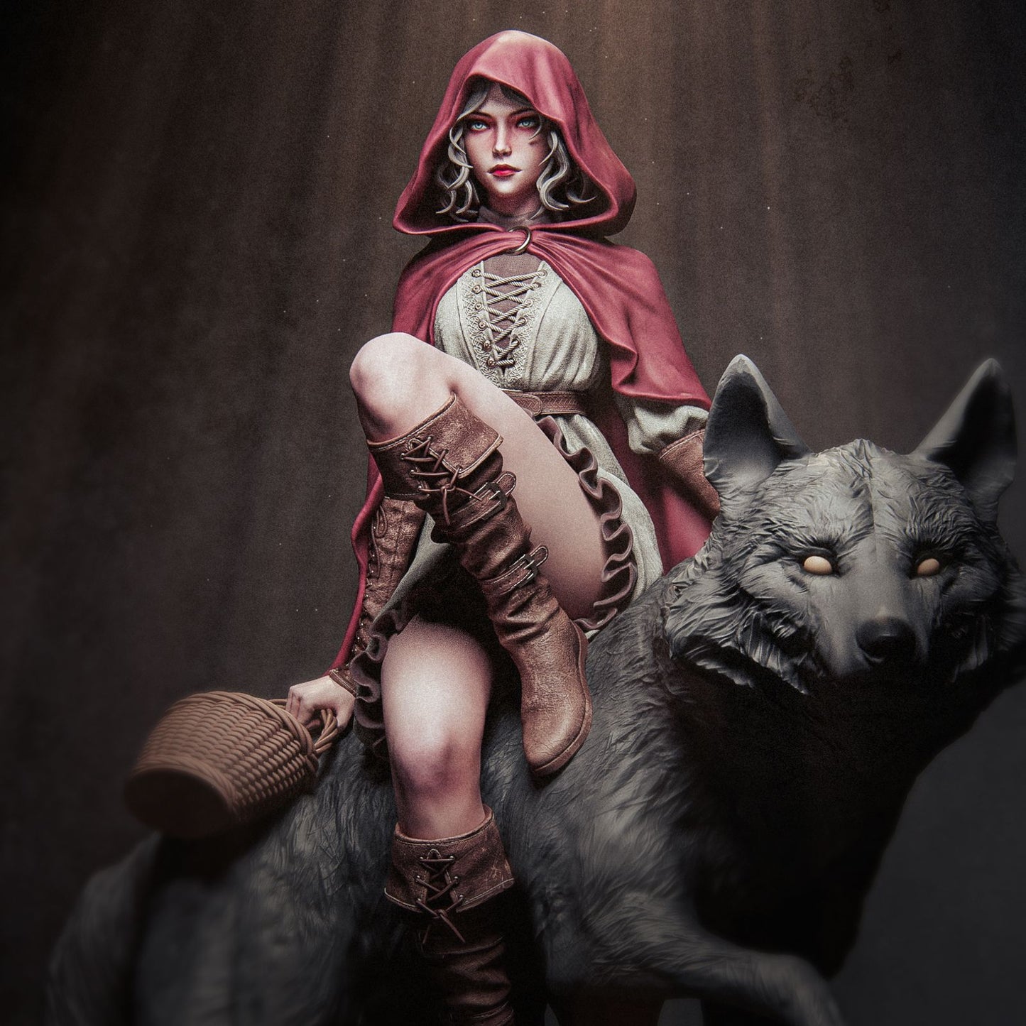 Red Riding Hood Statue