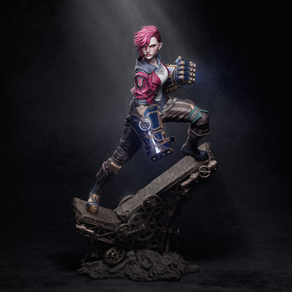 Vi - League Of Legends Statue