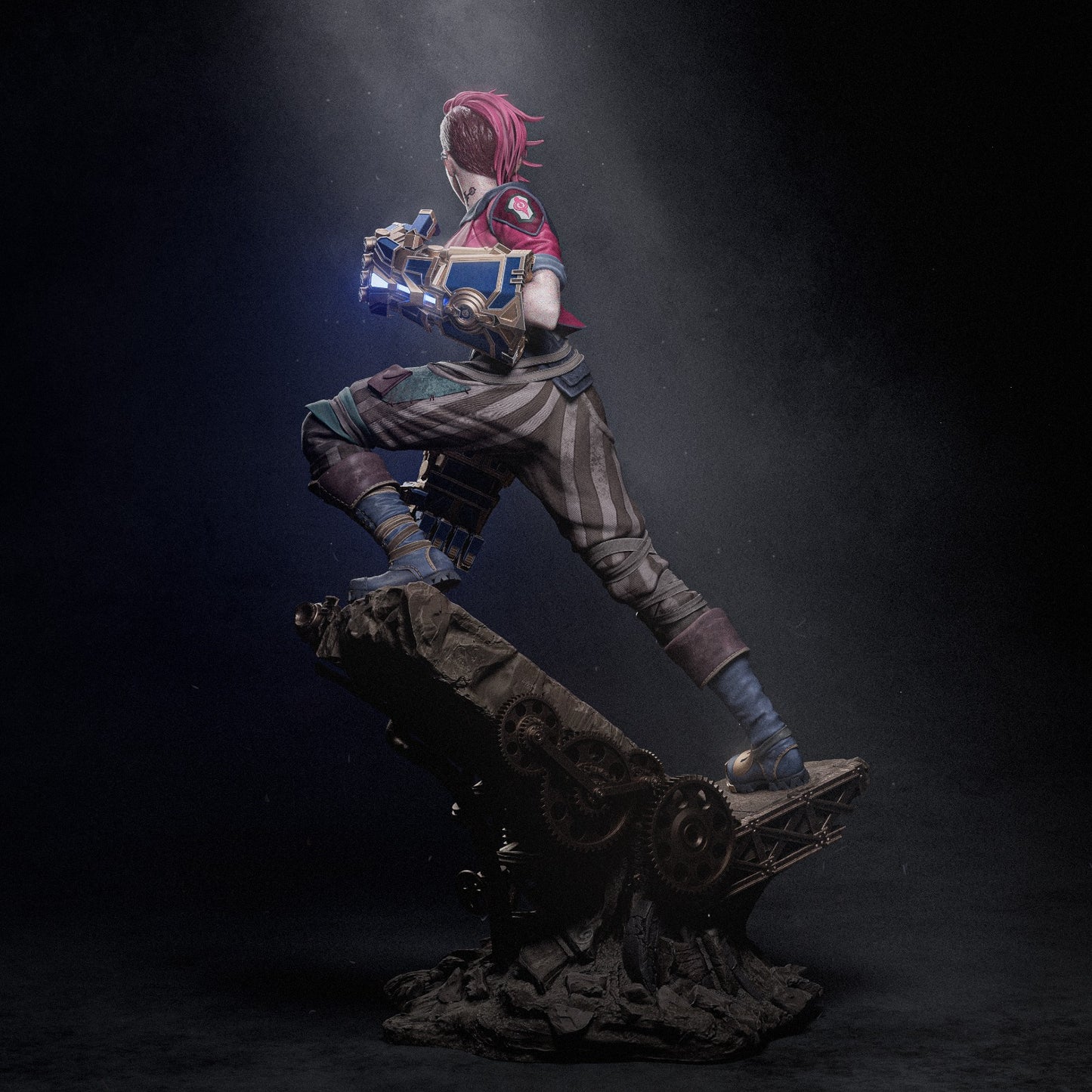 Vi - League Of Legends Statue