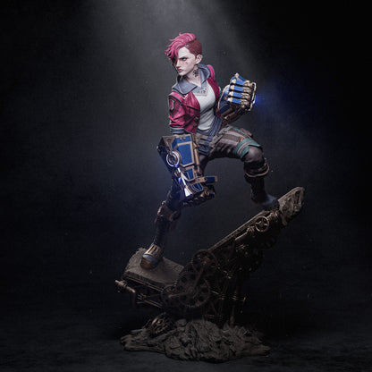 Vi - League Of Legends Statue