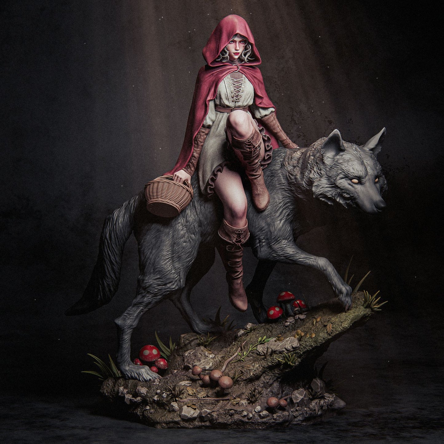 Red Riding Hood Statue