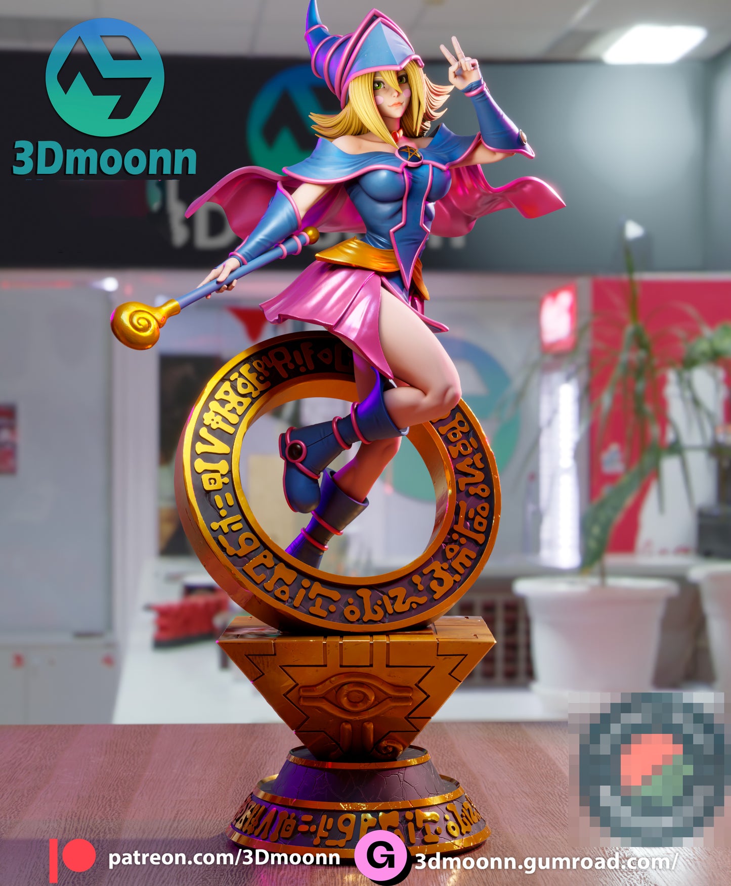 Dark Magician Girl Statue