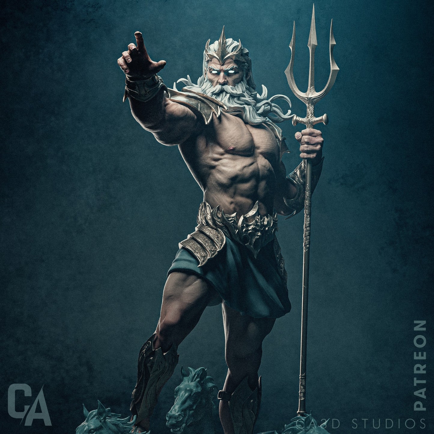 Poseidon Statue