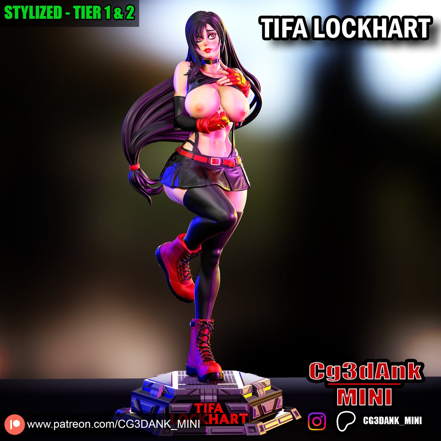 Tifa Lockhart Statue