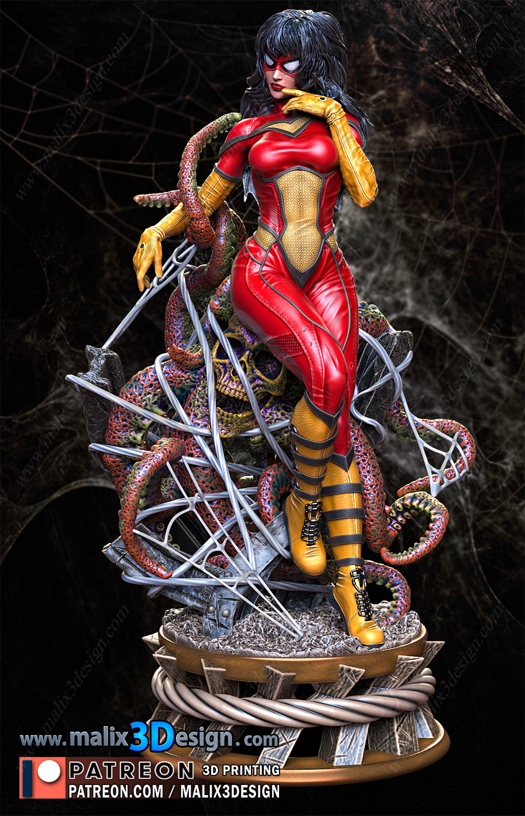 Spider-Woman Statue