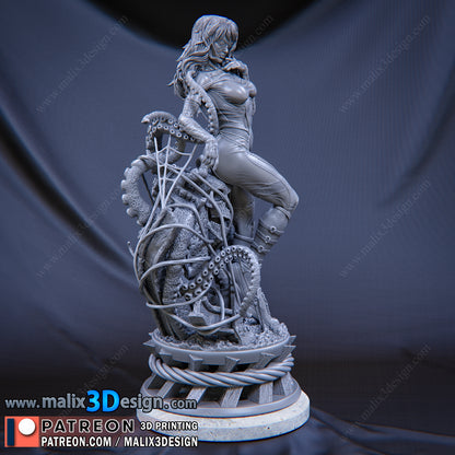 Spider-Woman Statue