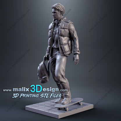 Marty McFly Statue