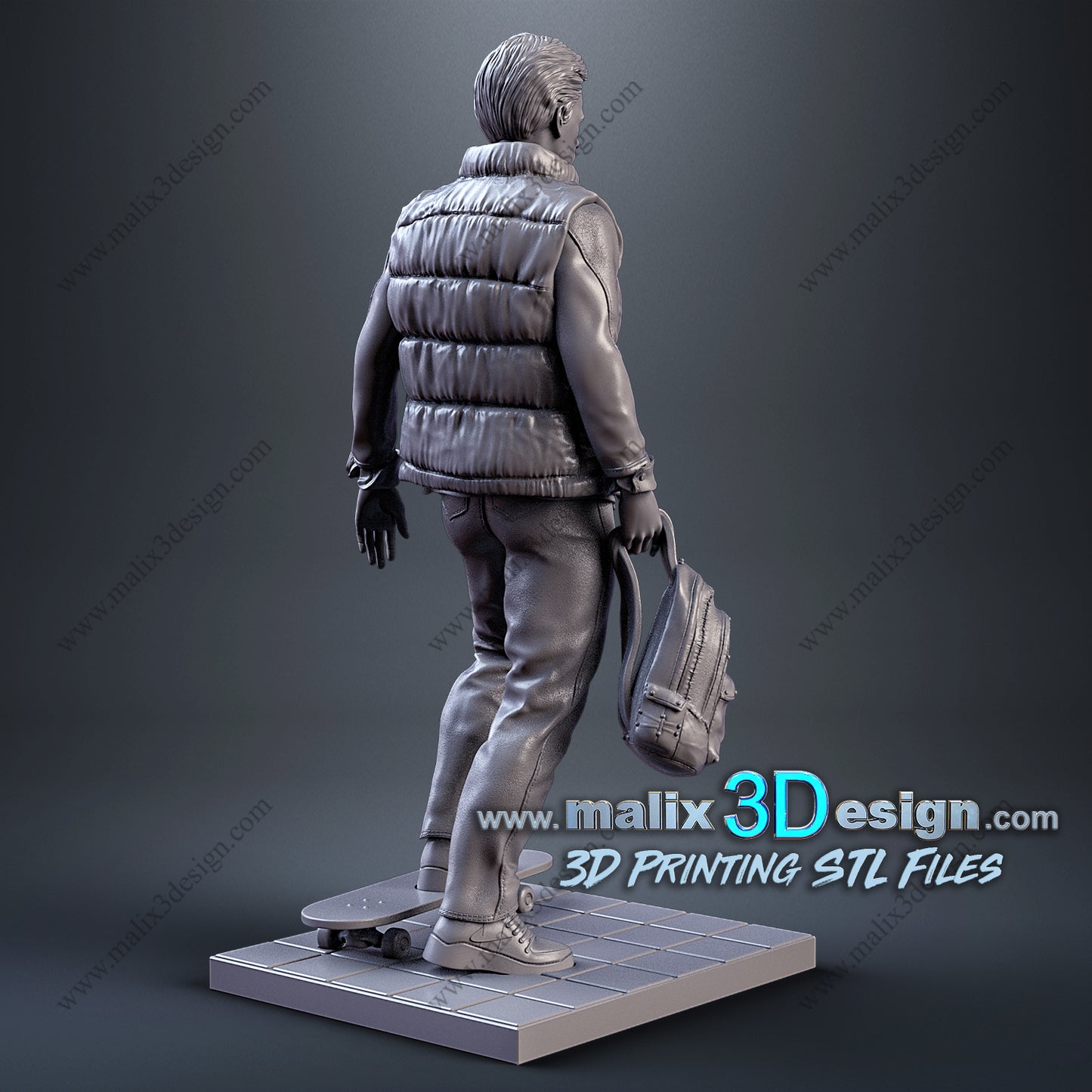 Marty McFly Statue