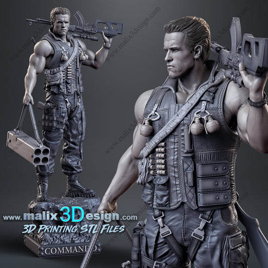 John Matrix (Commando) Statue