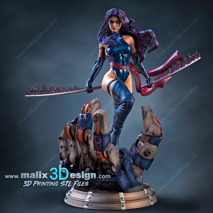 Psylocke Statue