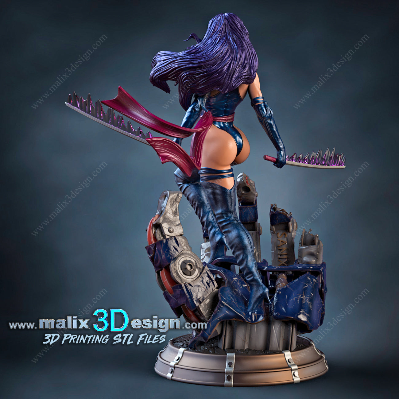 Psylocke Statue