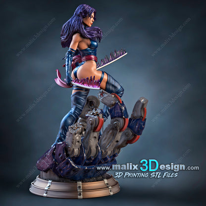 Psylocke Statue