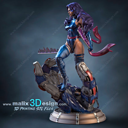 Psylocke Statue