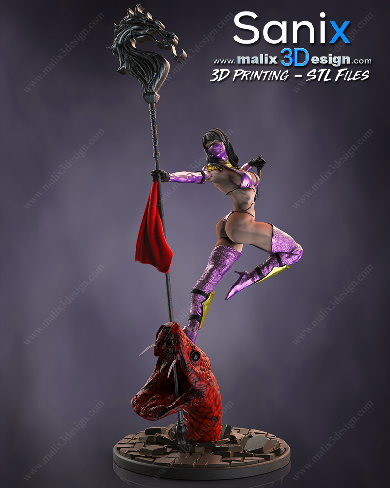 Mileena (Mortal Kombat) Statue