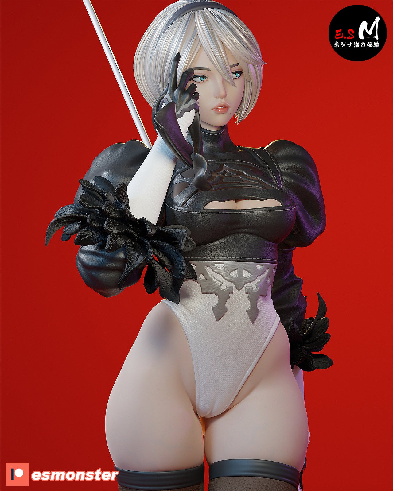 B2 (YoRHa) Statue