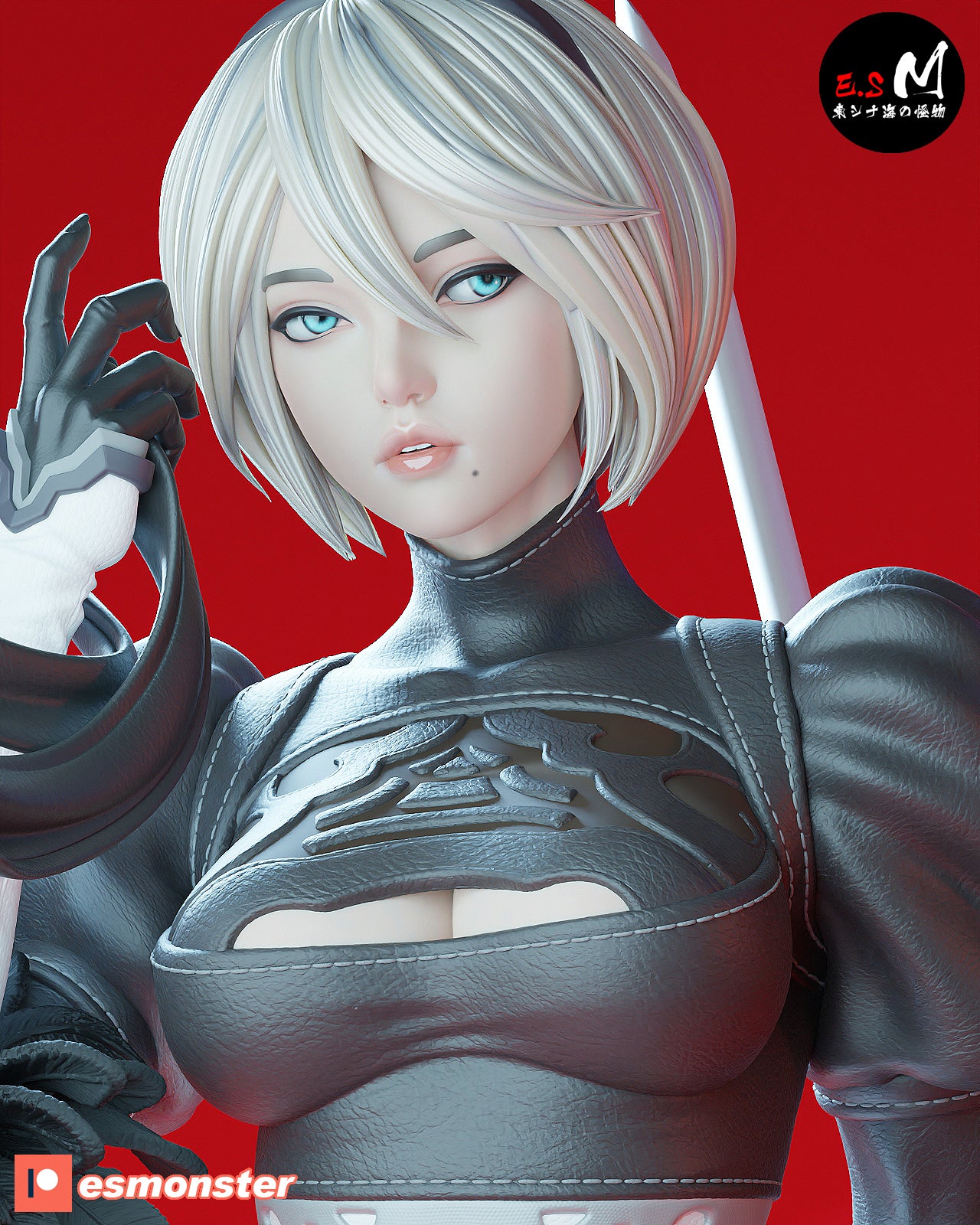 B2 (YoRHa) Statue