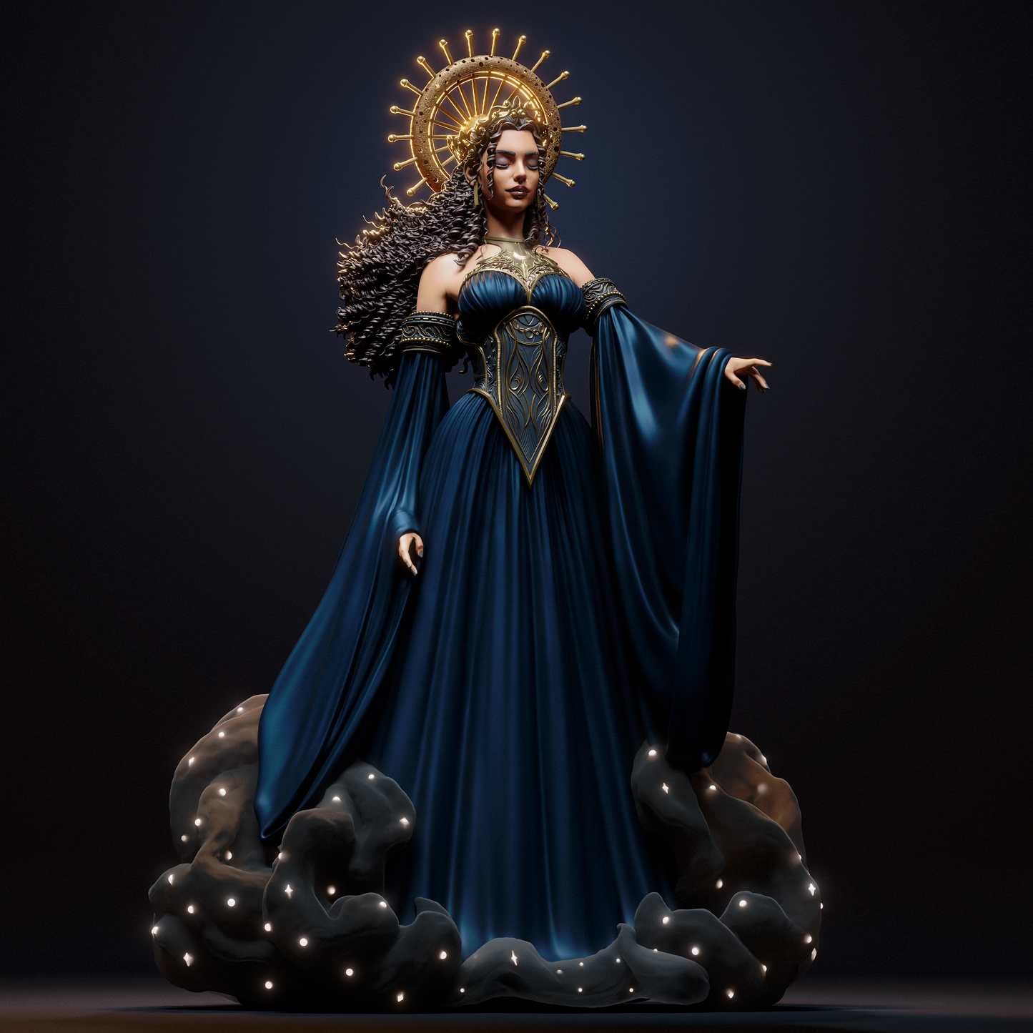 Nyx Goddess Of The Night Statue