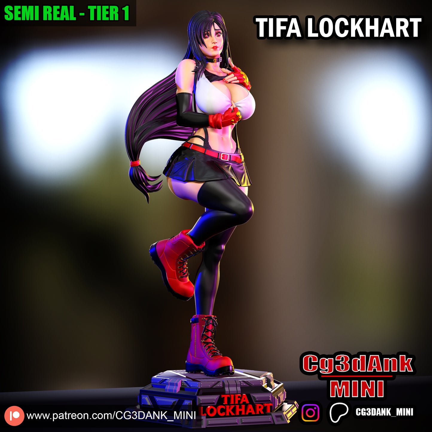 Tifa Lockhart Statue