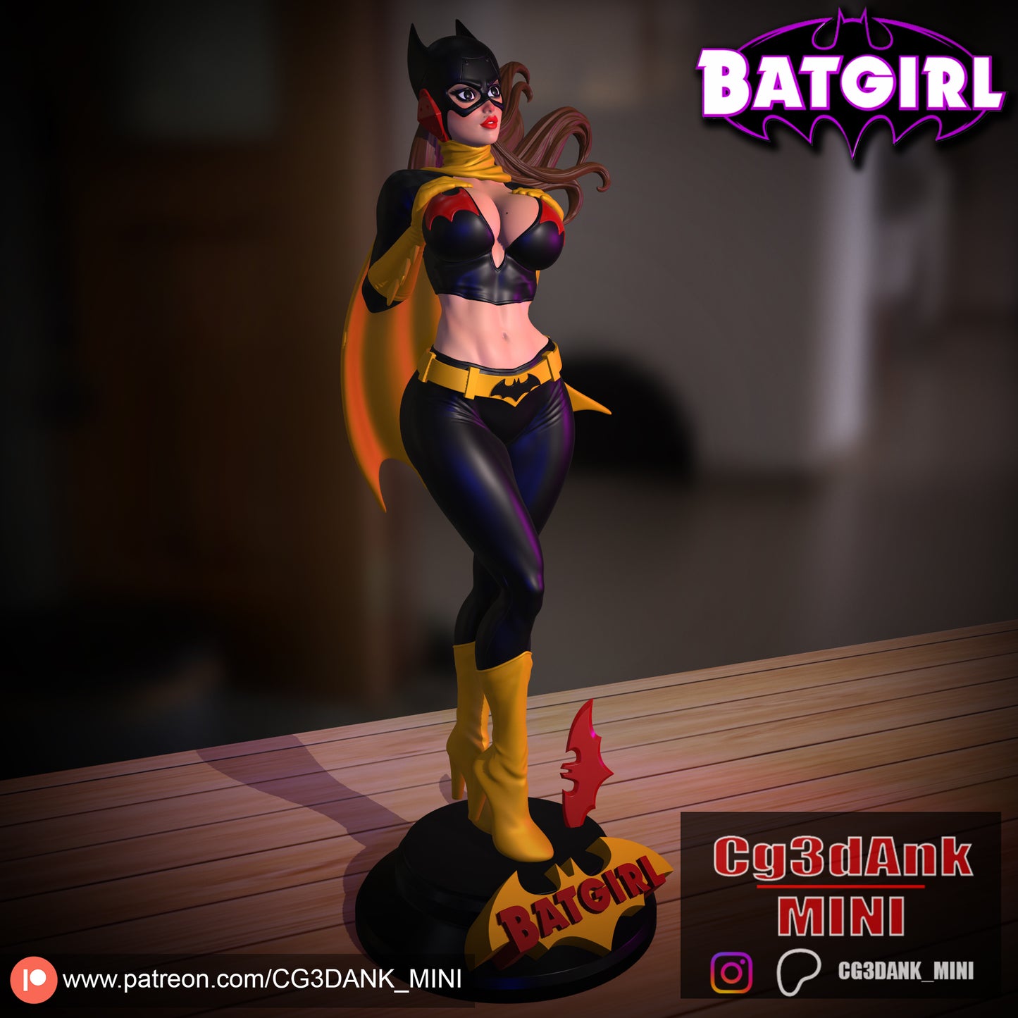 Bat Girl Statue